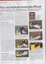 La tondeuse BagMower à l'épreuve