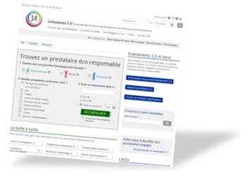 La plateforme web Evénements 3.0